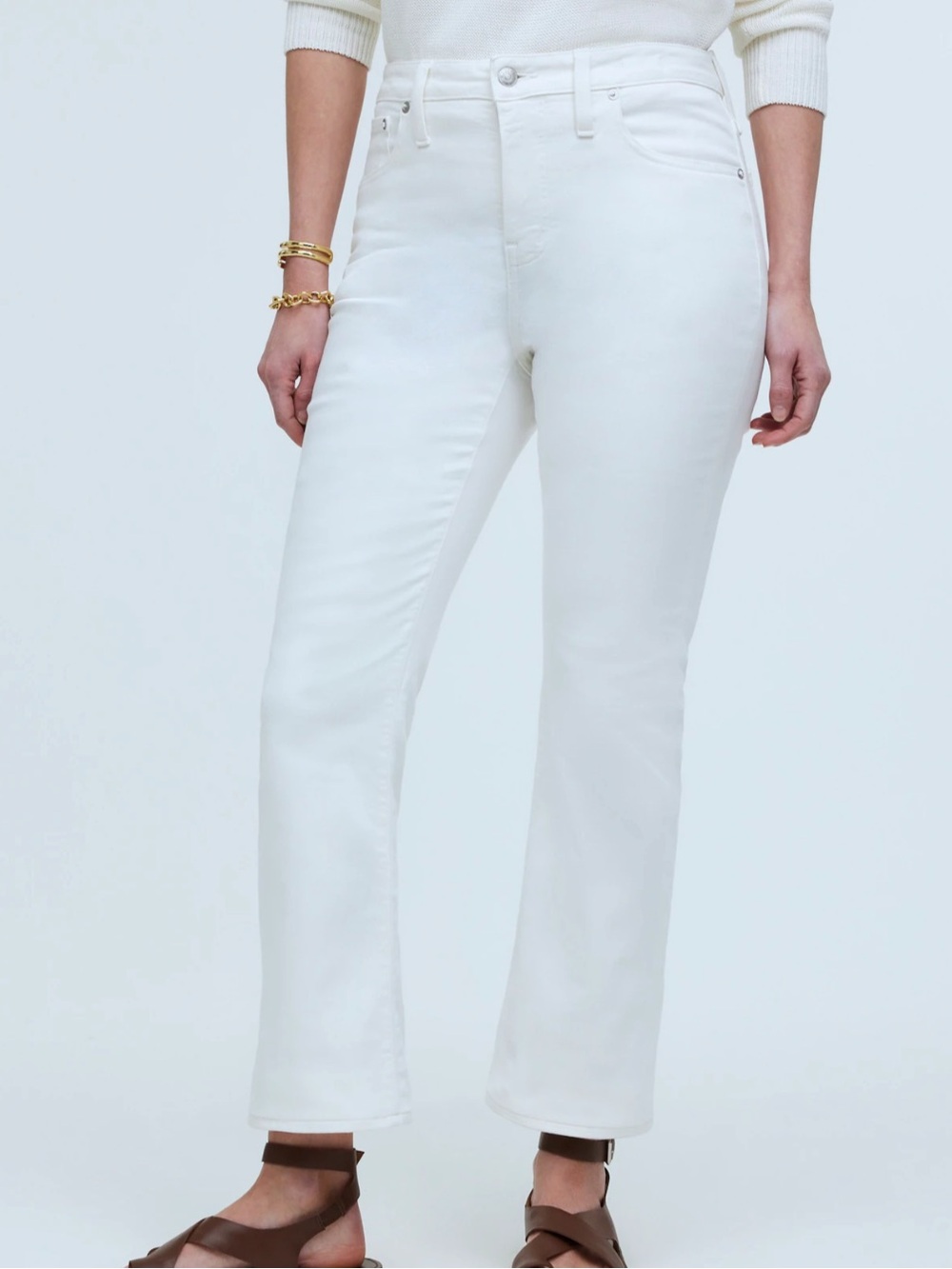 Madewell Curvy Kick Out Crop Jeans